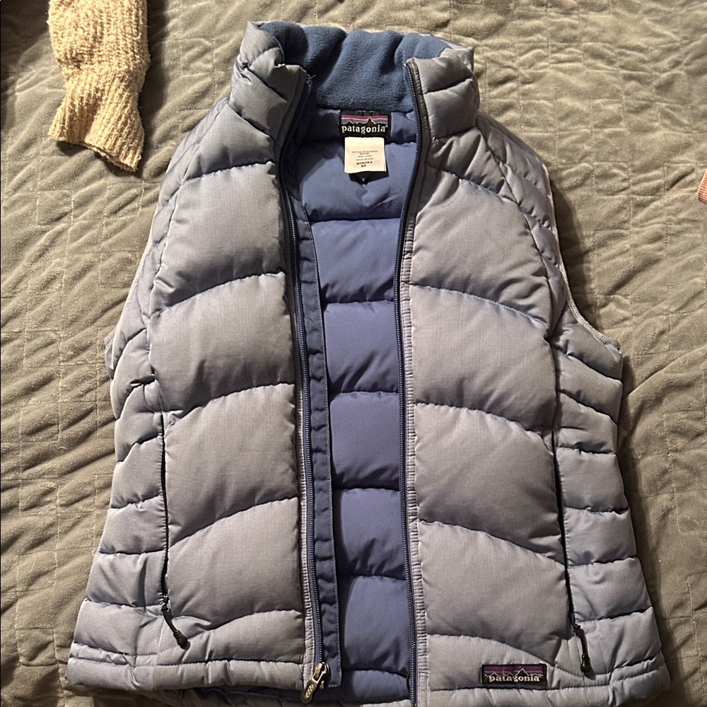 Patagonia Women's Blue Puffer Vest